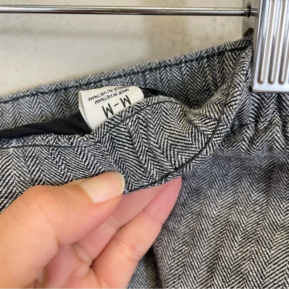 BDG Women’s Black Linen Blend Baggy Cargo Drawstring Pants Size M - Picture 4 of 9